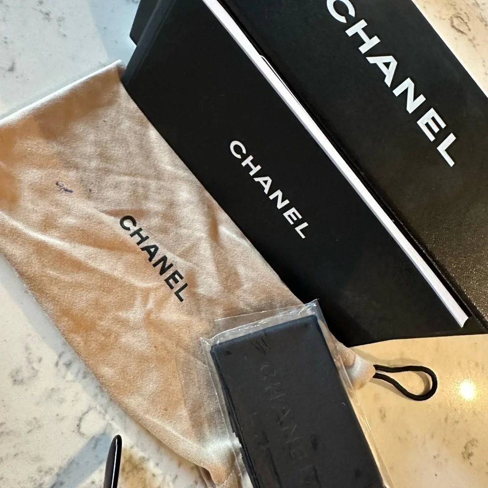 CHANEL Brown Mother of Pearl CC Logo Sunglasses- Authentic 5076-H 538/13  61-16 - Picture 14 of 15